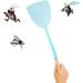 Bottokan Plastic Fly Swatters - 6 Pack Long Handle Manual Swat for Flies & Mosquitoes - Durable & Flexible Fly Swatter Set for Home & Kitchen - Buy Online on GoSupps.com
