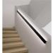 Motion Sensor LED Lighted Staircase Handrail Wall-Mounted Indoor Stair Handrails Handrail Railings with LED Light for Outdoor Stairs Porch Entrance (Color : Cold Light Size : 100cm/39.4in) Cold Light 100cm/39.4in