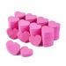 50PCS Double-Sided Sponge Nail Buffer Heart-Shaped Washable Nail Care File Block Nail Polishing Manicure Tools for Salon 1.57 * 1.38 * 0.39 Inch