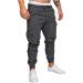 Buy Ronony Men's Cargo Jogging Pants - Long Stretch Regular Fit Outdoor Trekking & Leisure Pants with Multiple Pockets - XL - Gray - Buy Online on GoSupps.com