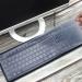 quiodok 4 Pcs Desktop Computer Keyboard Skin Protector Film Cover Clear Silicone Keyboard Cover Universal Keyboard Cover Protector for Standard Size 108 Keys PC Computer(445*130mm) - Buy Online on GoSupps.com