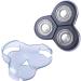 RQ10 RQ12 Replacement Shaving Heads Compatible with Philips Series RQ10 RQ12 RQ1280 RQ1255 RQ1255CC RQ1280X RQ1290X Arcitec Razor Shaving Unit Triple 3D Black - Buy Online on GoSupps.com