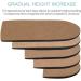 Adjustable Leg Length Discrepancy Heel Lifts Inserts Insoles - 5 Layer Brown Large - Buy Online on GoSupps.com