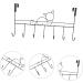 SOESFOUFU Cabinet Towel Holder Wall Mount Coat Rack Hat Hangers Outdoor Hooks Over The Drawer Rack Cupboard Door Hanging Storage - Buy Online on GoSupps.com