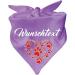 Personalized Little Fratz Dog Triangular Scarf - Custom Motif in Lilac (Size 1 55 cm) | Stylish Pet Accessories - Buy Online on GoSupps.com