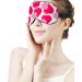 Buy Pink Hearts Valentines Sleep Mask for Women - Soft Light-Blocking Eye Cover with Adjustable Strap - Buy Online on GoSupps.com