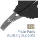 SOLUSTRE Scissors-Shaped Pill Cutter - Stainless Steel Pill Splitter for Precise Tablet Division - Ideal for Vitamins & Medications - Buy Online on GoSupps.com