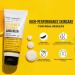 Dr. Sheth's Ceramide & Vitamin C Sunscreen SPF 50+ | UVA UVB Protection | Unisex One Step Routine | 1.76 Oz - Buy Online on GoSupps.com