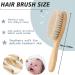 Personalized Baby Hairbrushes Engrave Infant Name Wooden Newborn Hair Brush Comb Brush Birth/Baptism/Birthday (1PCS) - Buy Online on GoSupps.com