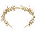 Minkissy Greek Goddess Headband Leaf Headband Roman Goddess Crown Leaf Branch Hair Band Bridal Wedding Headpiece