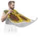 Watercolor Sunflower Pattern Beard Bib Apron Beard Bib Hair Catcher for Men Shaving and Trimming Non-Stick Waterproof Beard Cape Grooming Cloth with 2 Suction Cups Gifts for Men