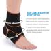 Adjustable Ankle Support Brace for Sports - WASPO Ankle Brace Wrap for Plantar Fasciitis & Achilles Tendonitis - One Size Fits Men & Women - Orange - Buy Online on GoSupps.com