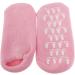 Moisturizing Socks Set Spa Gel for Hydrating Softening Repairing Dryness Cracked Hands Feet Skin Care Whitening - One Size (Pink) - Buy Online on GoSupps.com