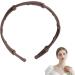 Eventerde Folded Hair Bands Foldable Hair Bands Foldable Travel Headband Telescopic Foldable Headband Stylish Foldable Headband Multi-Purpose Hair Accessories for Women and Girls Light coffee - Buy Online on GoSupps.com