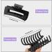 AUSYIWI 8 Pieces Large Square Barrette Barrette Non-Slip Hair Clips for Elegant Girls 11cm - Buy Online on GoSupps.com