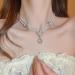 Jumwrit Vintage Layered Pearl Choker Necklace | Boho Rhinestone Teardrop Pendant | 1920s Flapper Accessories - Buy Online on GoSupps.com