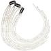 FRCOLOR Set of 2 Hair Clips with Pearl Tassel Pearl Crown Long Hair Clip Chain with Pearls Pearl Tassel Pearls Tiara Hair Clips for Women Faux Pearls White Imitation Pearls Miss Long Pearl - Buy Online on GoSupps.com