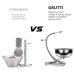 GRUTTI Deluxe Chrome Razor and Brush Stand with Bowl - Compatible with Manual, Safety, and Gillette Fusion Razors for Prolonging Shaving Brush Life - Shaving Stand 01 - Buy Online on GoSupps.com