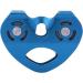 Alomejor 25KN Aluminum Alloy Climbing Pulley Block - Anti Skid Plates for Rescue - Durable Blue Pulley for Outdoor Adventures - Buy Online on GoSupps.com