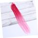 FOMIYES Synthetic Hairpiece Braids Hair Extensions Clip on Ponytails Synthetic Wigs Braid Hair Clips Gradient Hair Braid Ponytail Wigs Ponytail Hair Extensions Women's Highlight Hair Piece Size 1 Picture 5 - Buy Online on GoSupps.com