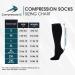 CompressionZ 30-40 mmHG Compression Socks - Black Medium | Men & Women - Buy Online on GoSupps.com