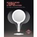 NICARE Makeup Mirror with Lights | 1X/5X Magnifying | 3 Colors LED | 360 Rotation | Magnetic Base | Travel Cosmetic Mirror - Buy Online on GoSupps.com