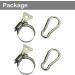 2 Pack Boat Flag Pole Clips with Carabiner Clamp - Fits 0.75-1.2 Inch Diameter Flagpole - Buy Online on GoSupps.com