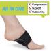 Flat Feet Arch Support Cushion - Breathable Compression for Pain Relief & Foot Care for Men & Women - Buy Online on GoSupps.com
