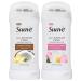 Suave Aluminum-Free Deodorant Variety 2-Pack Coconut & Vanilla + Rose Petal & Jasmine 48H Odor Protection Free of Parabens Dyes & Talc 2.7 Oz Ea