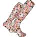 Bernhardiner Compression Socks for Dogs - Floral Patterns for Men & Women | 15 20 mmHg Circulation Support for Running & Cycling - Buy Online on GoSupps.com