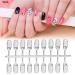 5 Piece Nail Tip Polish Set - Artificial Nails & Accessories | DIY Nail Art Gel Color Display Card & Practice Palette - Buy Online on GoSupps.com