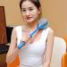 Portable Silicone Massage Hammer - 2 Soft Heads Manual Back Massager for Pain Relief (Blue) - Buy Online on GoSupps.com