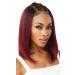 Outre Perfect Hairline Fully Hand Tied 13X4 Lace Wig HD Transparent Lace - DANNITA (1B) 1B Off Black - Buy Online on GoSupps.com