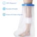 XL Waterproof Extra Wide Leg Cast Cover 26 Length - Adult Watertight Foot Wound Protector for Surgery & Burns - Reusable Shower & Bath Bag Boot - Buy Online on GoSupps.com