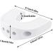 Jawline Fitness Exerciser - Jaw Lines Shaper | Silicone Double Chin Reducer Jawline Exerciser | Jaw Strengthener Jaw Sculpting Tool With Storage Box For Men Women Face Slimmer Sculptor White - Buy Online on GoSupps.com