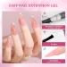 Saviland Poly Gel Nail Kit with 6 Colors & 36W UV Light - All-in-One French Manicure Set for Starter Home DIY - Buy Online on GoSupps.com