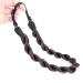 DIGUAN Thin Synthetic Hair Braided Headband in Brunette Brown - Women's Beauty Accessory - Buy Online on GoSupps.com