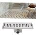 Efficient Rectangular Linear Shower Drain - Fast Water Flow & Odor Prevention for Optimal Bathroom Drainage - Buy Online on GoSupps.com