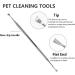 Scaler Scraper | Stainless Steel Dog Hygiene Tool | Hygiene Kit for Labrador Terriers Australian Shepherd Sheep Dog - Buy Online on GoSupps.com