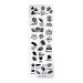 Shop Stainless Steel Nail Art Templates for Women - Christmas Snowflakes DIY Design & Manicure Tools - Buy Online on GoSupps.com
