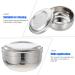 PopetPop 3 Razor Shell Foam Stainless Steel Container - Travel Accessories for Men | Soap & Foam Shells with Lid | 3-Pack (11x5.5cm) - Buy Online on GoSupps.com