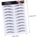 4pcs Eyebrow Stickers Tool Stickers Eyebrow Tool Artificial Eyebrow Hair Transfer Stickers 4d - Buy Online on GoSupps.com