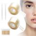Miralift Eyelid Palp Lifter Eyelid Lift - Invisible Eyelid Lifter Strips Kit Self-Adhesive Invisible Double Eyelid Tape with Fork Rods for Hooded Droopy Uneven Mono-eyelids Skin Tone