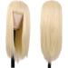 MapofBeauty Long Straight Synthetic Wig 22 Inch Heat Resistant Party Cosplay Mixed Blonde - Buy Online on GoSupps.com