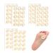 6 Pieces Corn Pads 3 Shapes Anti-Abrasion Foot Soft Latex Pads Self Adhesive Callus Pads to Prevent Friction on the Soles or Toes Oval Corn Pads