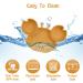 Vicloon Baby Suction Plate Baby Plate Silicone Suction Toddler Plates Self Feeding Training Divided Plate Non Slip Silicone Baby Weaning Plate for Most Highchairs Trays (Brown-Yellow) - Buy Online on GoSupps.com