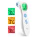 Baby Forehead Thermometer Fast and Accurate Reading Non-Contact Digital Fever Thermometer Color Coded Alert Display Infra