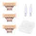 LinMei Women Razor Replacement Heads Compatible for Finishing Touch Flawless Nu Shaver Incude 3 Replacement Blades and 2 Clean Brush and Storage Box