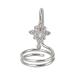 NICENEEDED Women Finger Nail Ring Fashionable Finger Nail Knuckle Rings Nail Cover Ring Fingernail Tip Rings Finger Nail Manicure Jewelry Nail Art Decorations Accessory for Daily Use