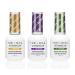 Tori Mika Dip Powder Nail Liquid Set - Gel Base Activator Gel Top Set 3 (Step 2-4) 18ml - NO LED UV/LAMP Needed  Color French Pink White Nail Dipping Powder DIY Professional Home Salon